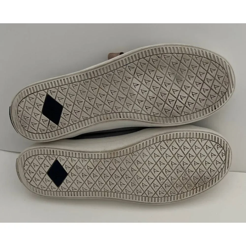 Sperry Top Sider‎ Ribbon Laced Boat Sneakers Gray Women's 8.5